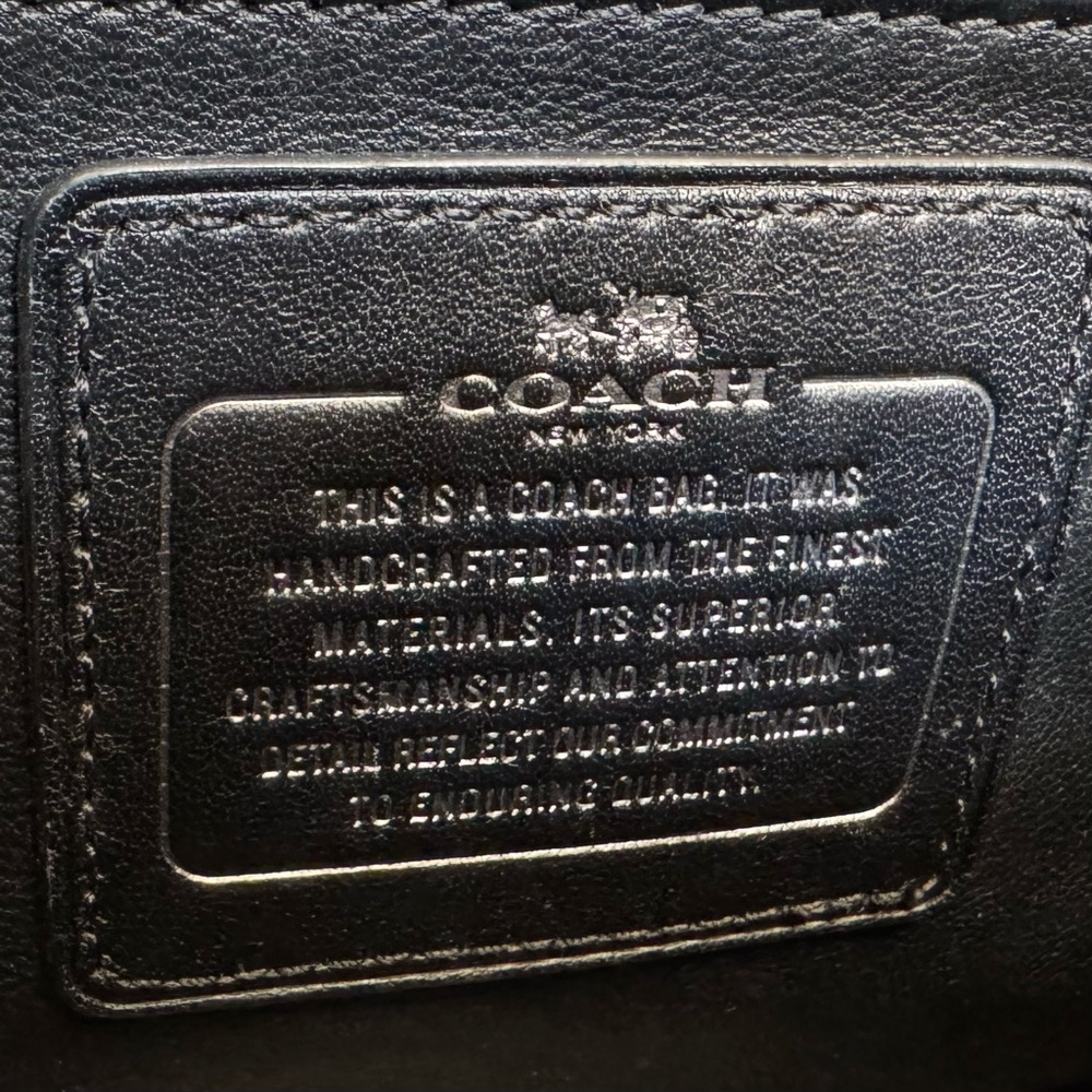 Coach Mixed Leather Drifter Tote Bag Black (38389) - Picture 10 of 16